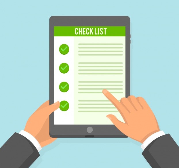 checklist tablet